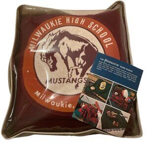 NEW Vintage Pendleton Wool Blanket Milwaukie Oregon HS Robe-in-bag NOS Throw